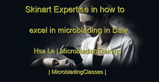 Skinart Expertise in how to excel in microblading in Daw Hsa Le | MicrobladingTraining | MicrobladingClasses | SkinartTraining-Myanmar